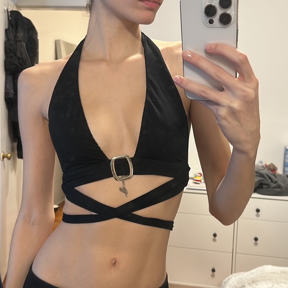 Iamgia strappy bralette top - Picture 2 of 2